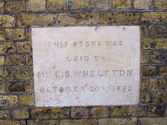 Foundation Stone on RSS building