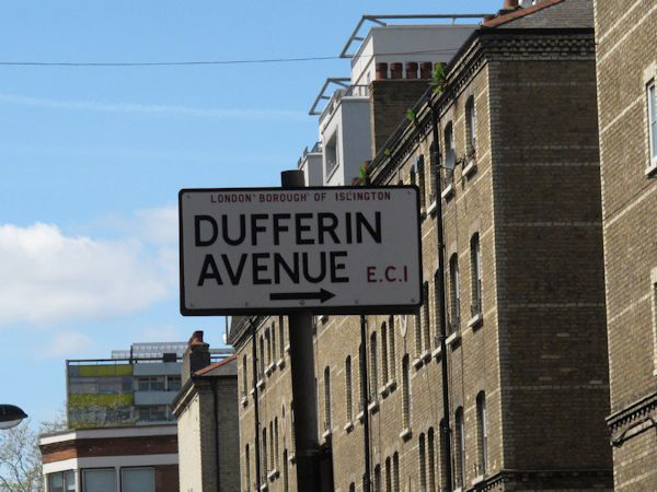 Dufferin Avenue EC1 ->