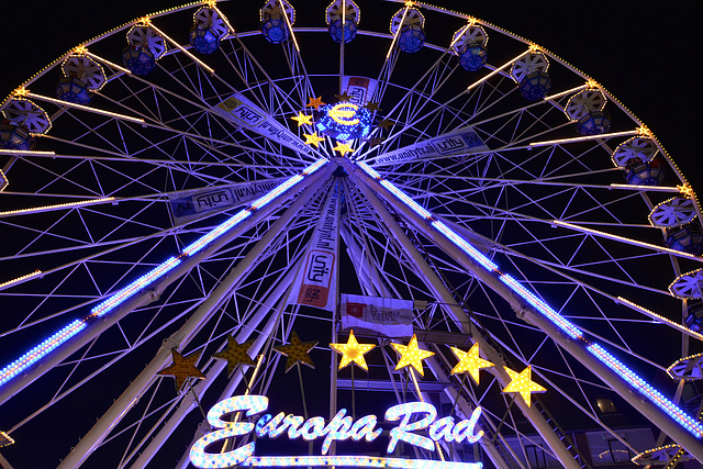 Leidens Ontzet 2013 – Lunapark – Euro ferris wheel