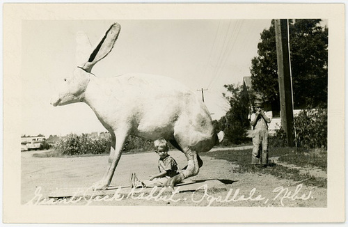 Giant Jack Rabbit, Ogallala, Nebr.