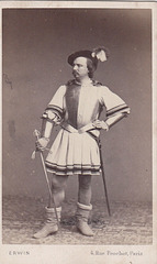 Première-cast "L'Africaine" (3); Victor Warot as Don Alvaro by Erwin Hanfstaengl