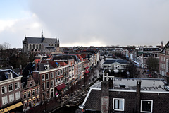 View of the New Rhine in Leiden