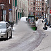Clearing the snow in Leiden