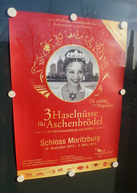 Schloss Moritzburg - Dresden - Ausstellung "Drei Haselnüsse für Aschenbrödel"