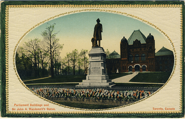 Parliament Buildings and Sir John A. Macdonald's Statue