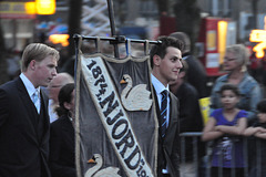 Leidens Ontzet 2011 – Taptoe – Flag of the student rowing club Njord