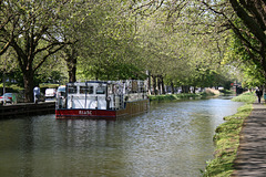 on the canal