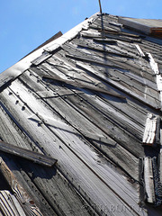 Eroded Timbers, Mawson's Hut