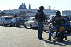 Waiting for the lock at IJmuiden