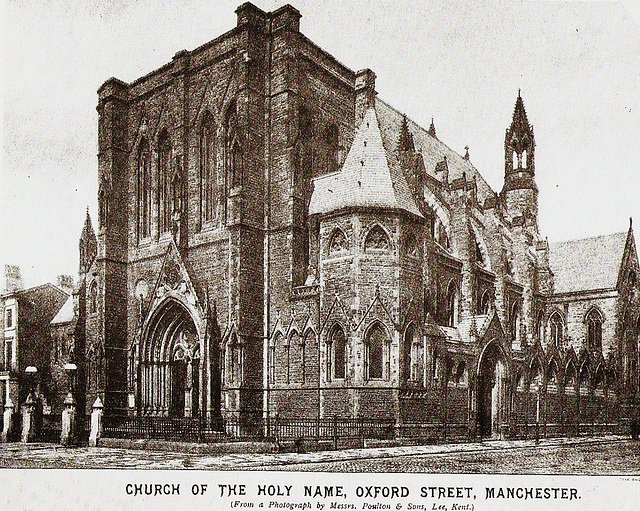 Before its tower: Holy Name