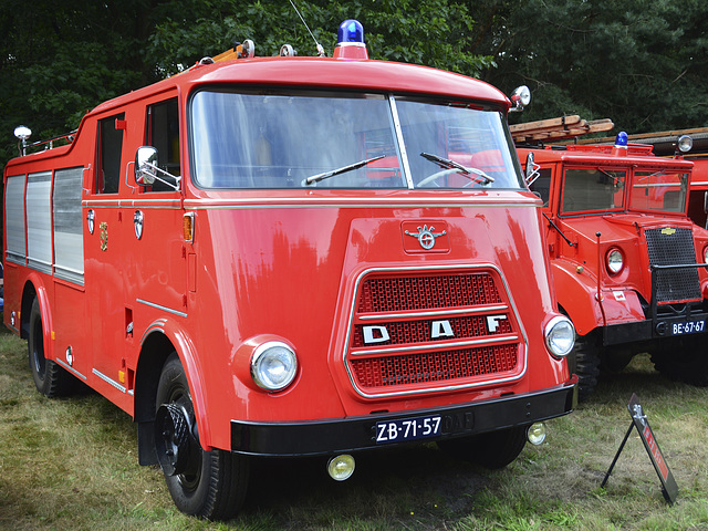Oldtimerfestival Ravels 2013 – 1965 DAF A1300 BA360 Fire Engine