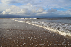 Findhorn Beach Low tide on an autumn afternoon