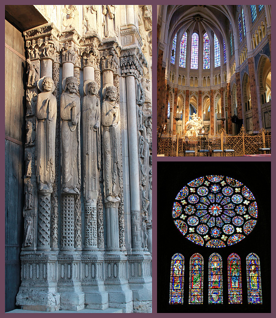 Détails cathédrale de Chartres