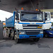France 2012 – DAF CF lorry at a petrol station in Luxembourg