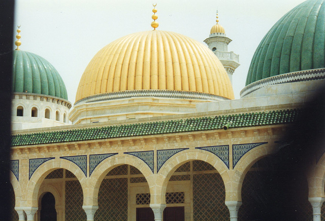 Great curves on this dome and the arches of the Mosque in Monastir