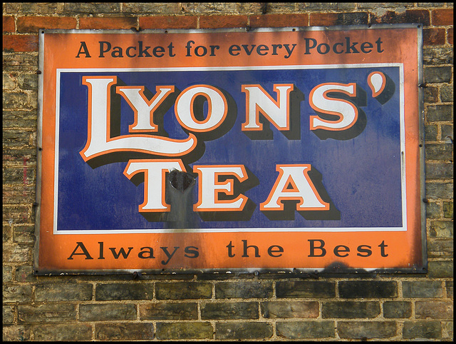 Lyons' Tea ad