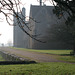 Lacock Abbey Under Mist