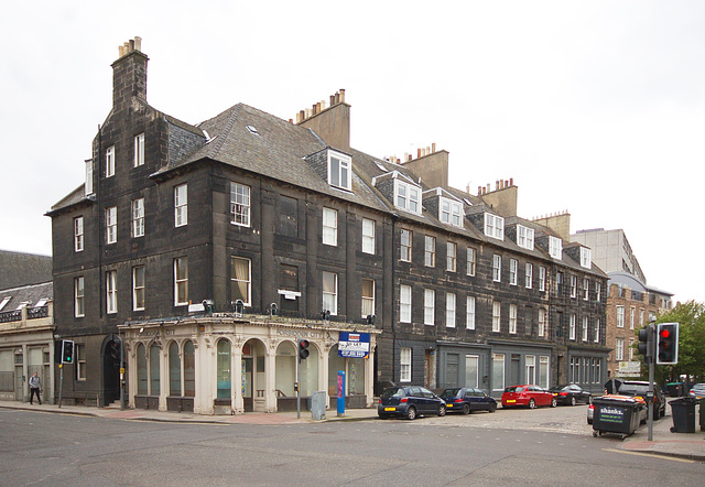 Nos. 28-42 (Even), Queen Charlotte Street from Constitution Street, Leith, Edinburgh
