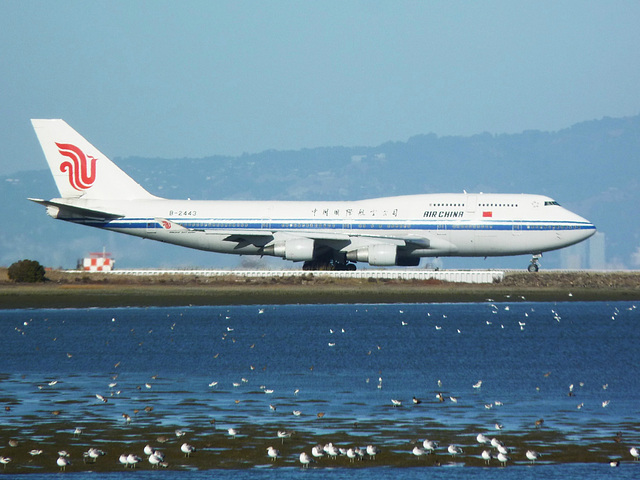 Air China B-2443 at SFO - 16 November 2013