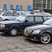 Old Volvo and new Mercedes-Benz