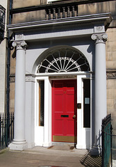 Doorcase at No.26 Forth Street, Edinburgh