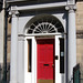 Doorcase at No.26 Forth Street, Edinburgh
