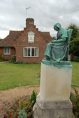 Bronze in front of Almshouses, Covert Road, Reydon, Suffolk