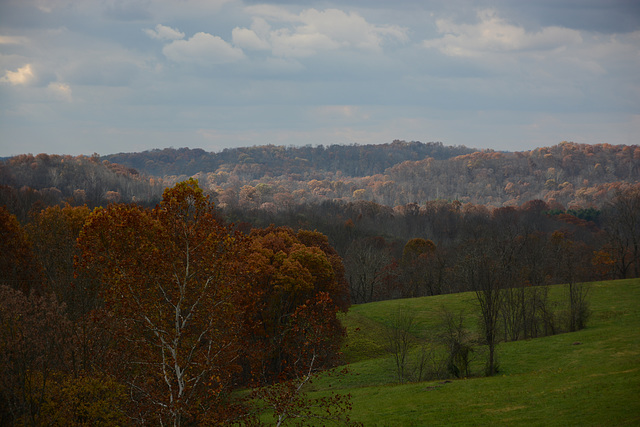 Beautiful Ohio autumn morning