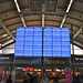 New departure board in Utrecht Central Station