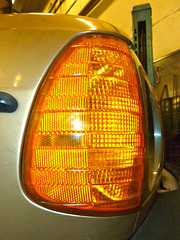 USA DOT indicator/side marker light on a 1984 Mercedes-Benz 300 TDT