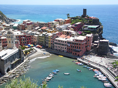 Arriving at Vernazza