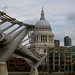 St Paul's Cathedral and the Millennium Bridge, London