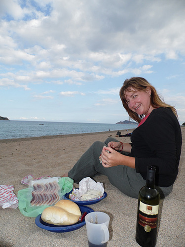 Picnic Dinner on the Beach