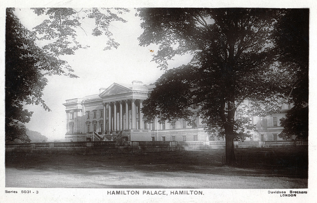 Hamilton Palace, Lanarkshire, Scotland (Demolished)