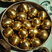 Still life with brass balls