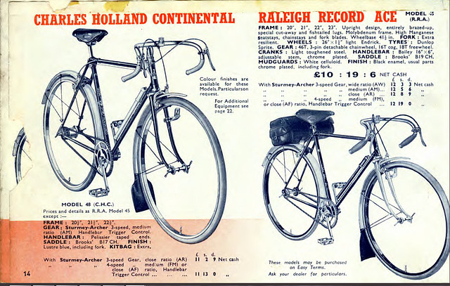 1940 raleigh online bicycle