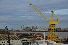 Liverpool shoreline as seen from Cammell Laird