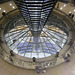 Blick von der Reichstagskuppel in den Plenarsaal
