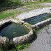 Fontaine abreuvoir à Rieutord-d'Aubrac (Lozère, région Languedoc-Roussillon, France)
