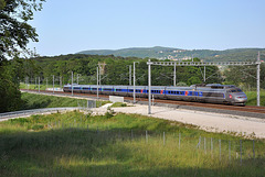 TGV SE à contre-sens