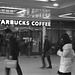 Starbucks coffee at a railway station