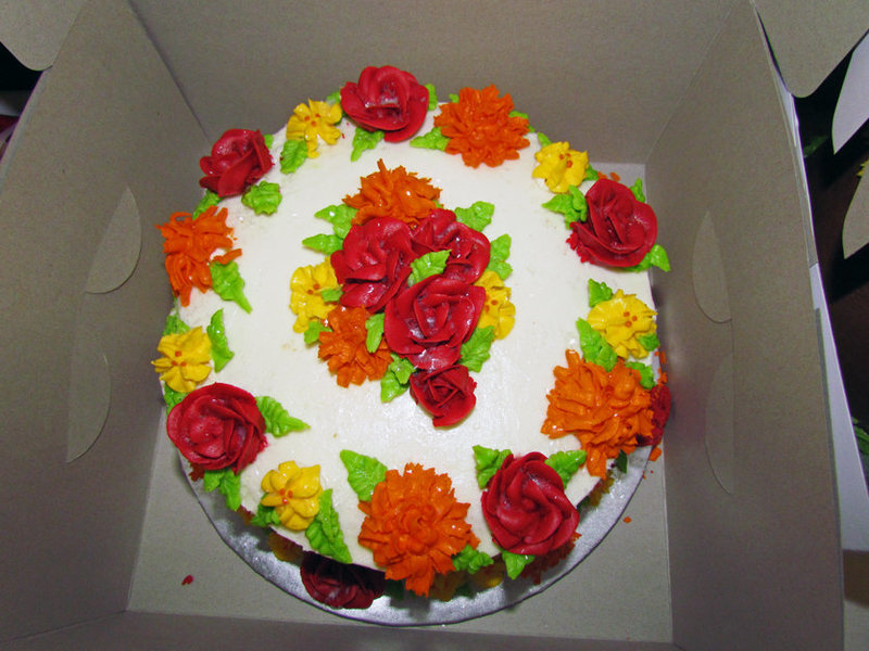 Ornate Floral Cake