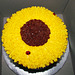 Sunflower Cake with Ladybugs