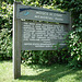 Moses H. Cone Memorial Park sign entrance / Carabine de bienvenue....