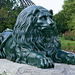 A Lion with the Blues – Botanical Garden, Montréal, Québec
