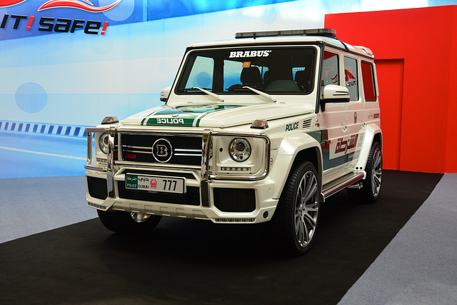 Dubai 2013 – Dubai International Motor Show – Mercedes-Benz G Brabus police car