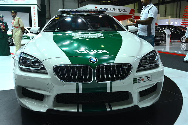 Dubai 2013 – Dubai International Motor Show – BMW police car