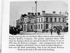 c1890 London and South Western Railway Southampton Docks Office