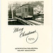 Merry Christmas, Metropolitan Philadelphia Railway Association, 1955