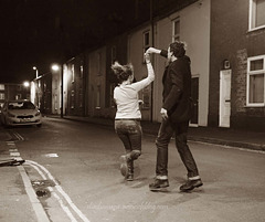 dancing in the street